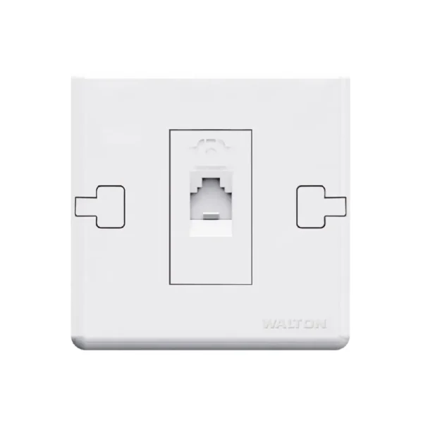 WALTON W1 Series W1TS3 Pearl White (Telephone Socket)