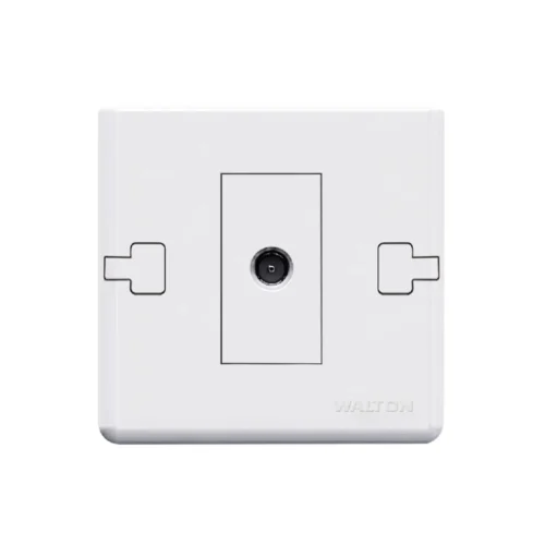 WALTON W1 Series W1TVS Pearl White (TV Socket)