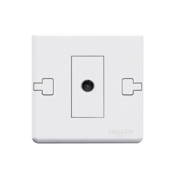 WALTON W1 Series W1TVS Pearl White (TV Socket)