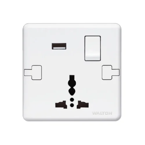 WALTON W1 Series W11USB3PS Pearl White (3 pin USB Socket)