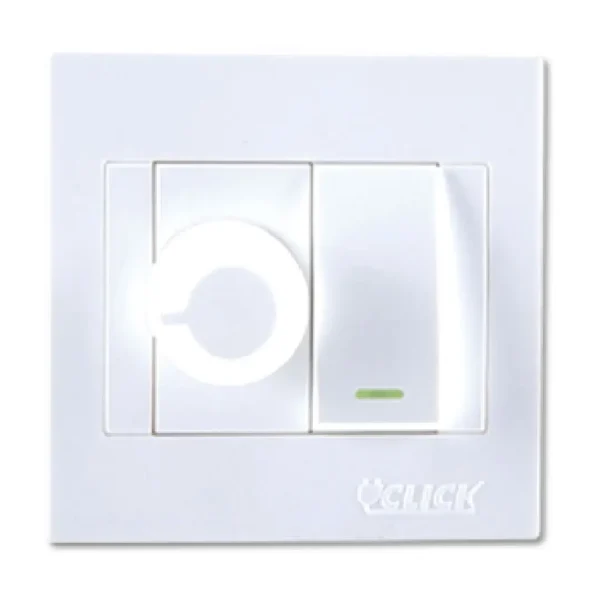 CLICK-PREMIUM-FAN REGULATOR WITH SWITCH