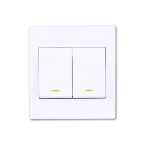 CLICK-PREMIUM-2 GANG 1 WAY SWITCH