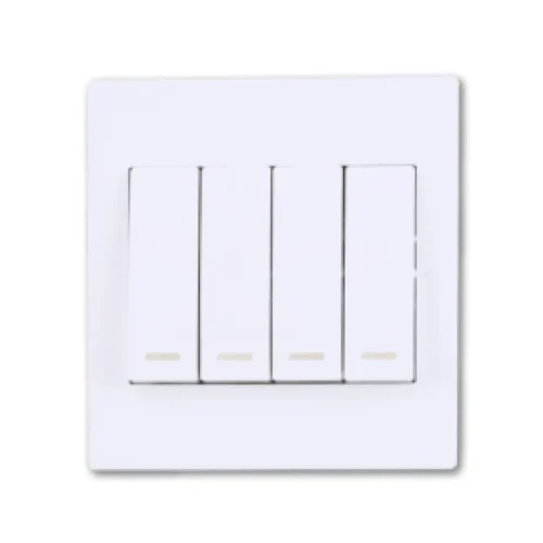 CLICK-PREMIUM-4 GANG 1 WAY SWITCH