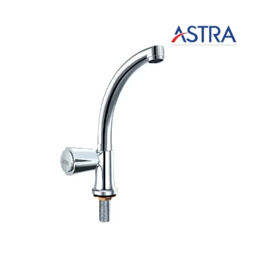 Astra EH-1111 Moving Pillar Cock Faucet Brass Chrome