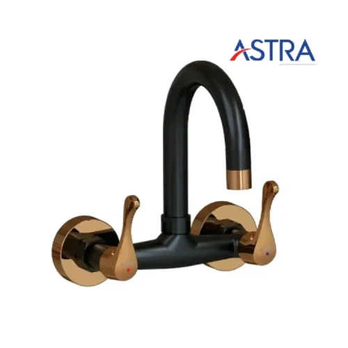 Astra RGB-4120 Luxury Black Gold Kitchen Mixer Faucet