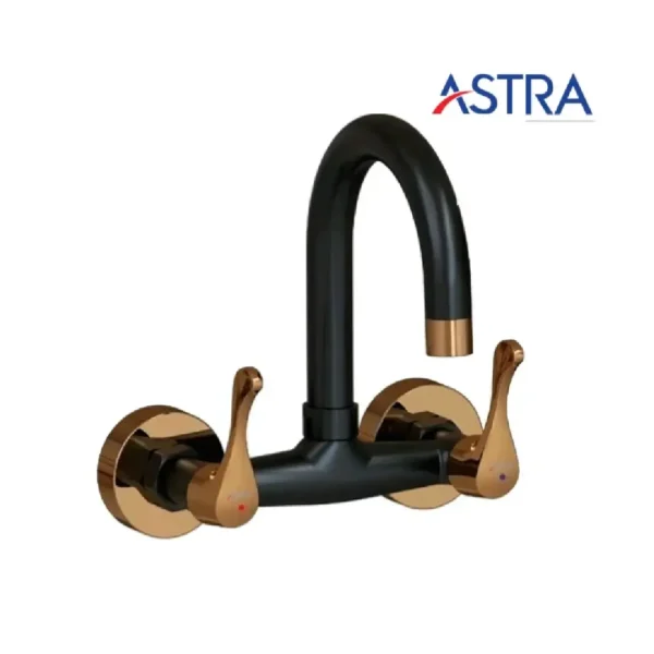 Astra RGB-4120 Luxury Black Gold Kitchen Mixer Faucet