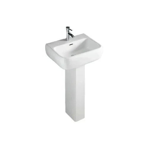 RAK-METROPOLITAN ALPINE WHITE PEDESTAL WASH BASINS