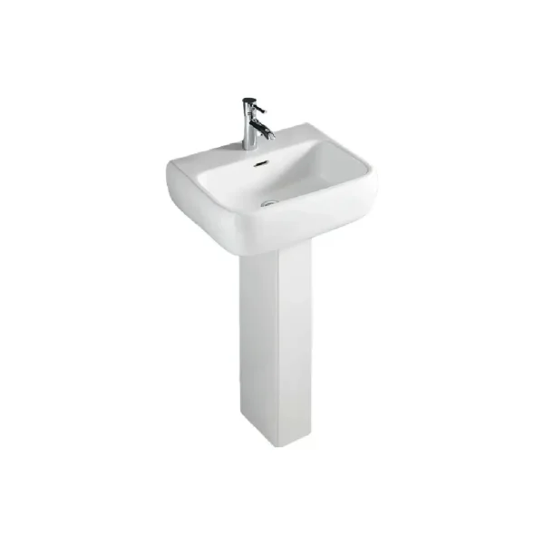 RAK-METROPOLITAN ALPINE WHITE PEDESTAL WASH BASINS