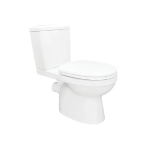CHARU CM18 (P-TRAP) ALPINE WHITE TWO PIECE TOILET