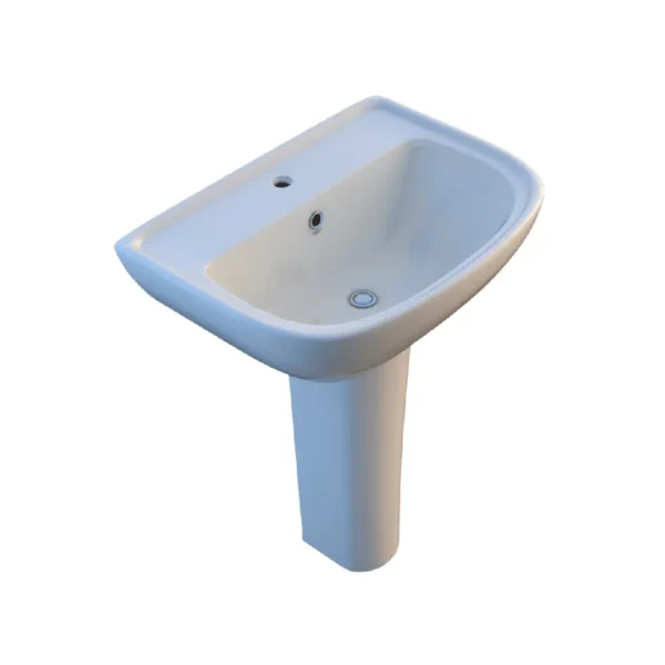 Rosa Fiona Wash Basin (55 cm)With Valentina Pedestal