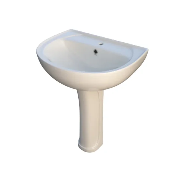 Rosa Oriana Wash Basin (50 cm) Margo Pedestal
