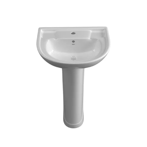 Rosa Bella 45cm Wash Basin Full Pedestal