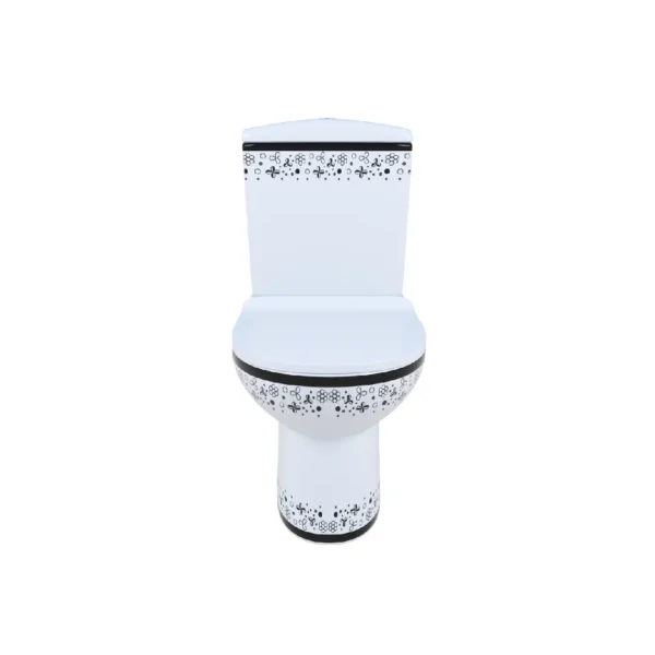 Rosa Décor Fiona Water Closet with Soft close Décor- R02